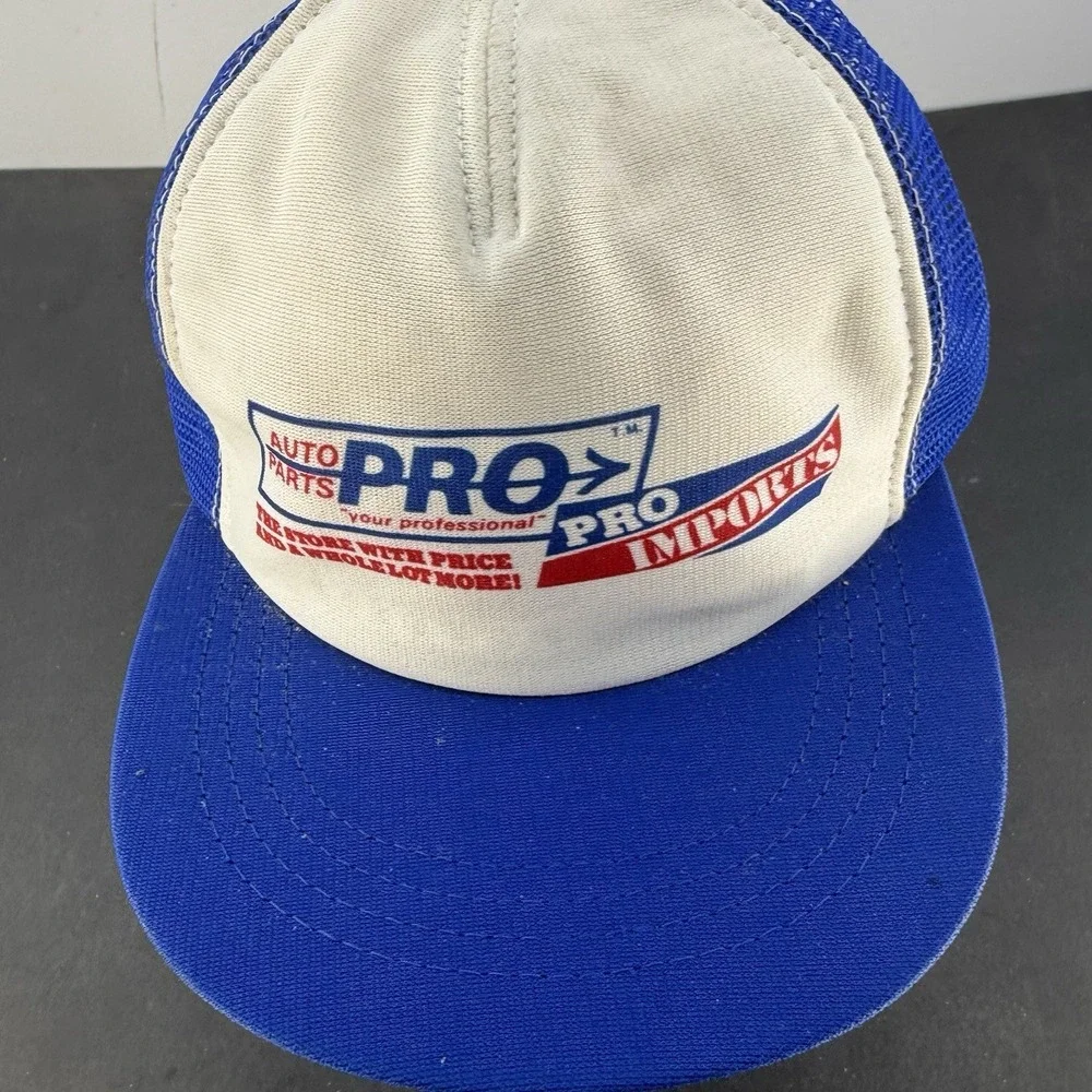 Vintage Auto Parts Pro Hat Snapback Trucker Mechanic